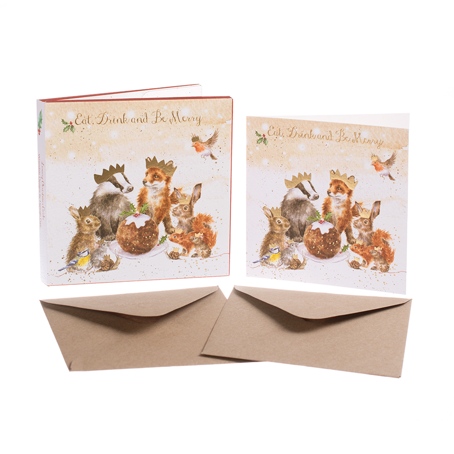 'Gathered all Around' Christmas Card Box Set