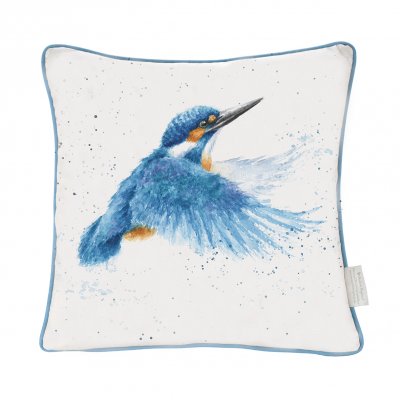 'Make a Splash' Kingfisher Cushion