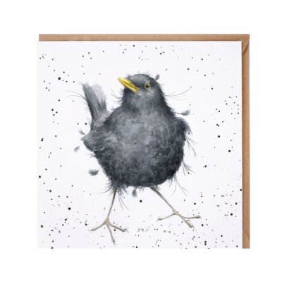 'Sing a Song of Sixpence' blackbird card