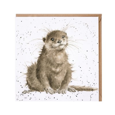 'River Gent' otter card