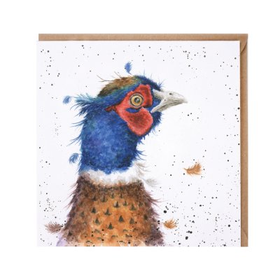 'Country Colours' pheasant card