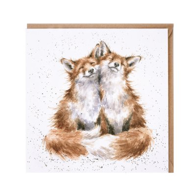 'Contentment' fox card