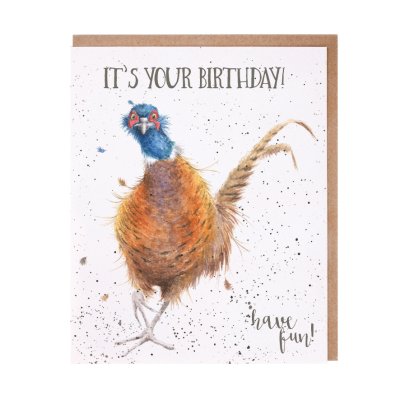 Pheasant birthday card