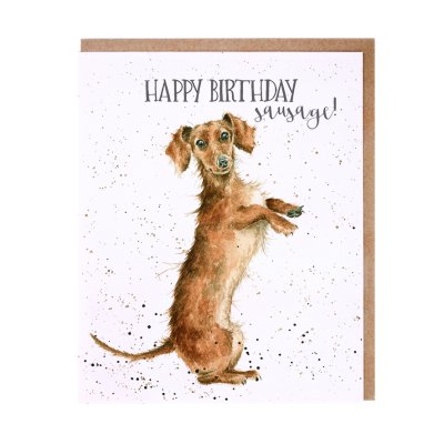 Dachshund birthday card