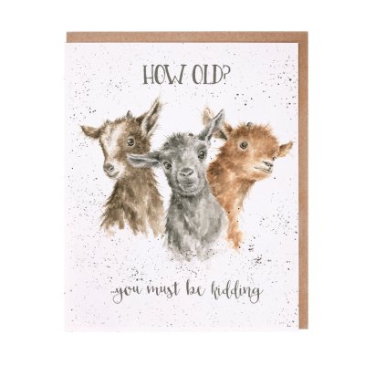 Goat birthday card