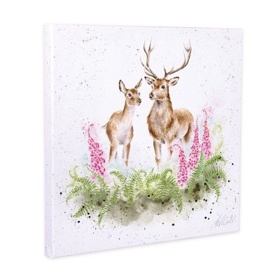 Lord and Lady Stag and deer canvas print