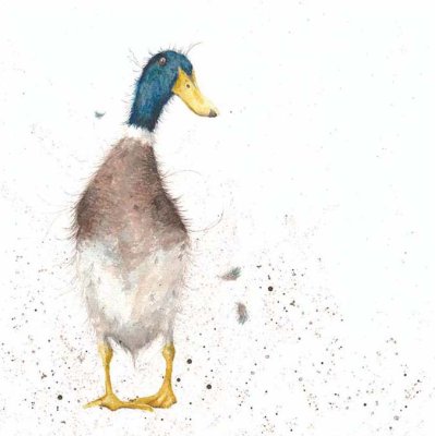 'Guard Duck' mallard duck artwork print