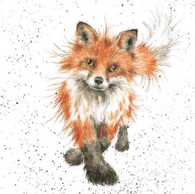 'The Foxtrot' fox artwork print