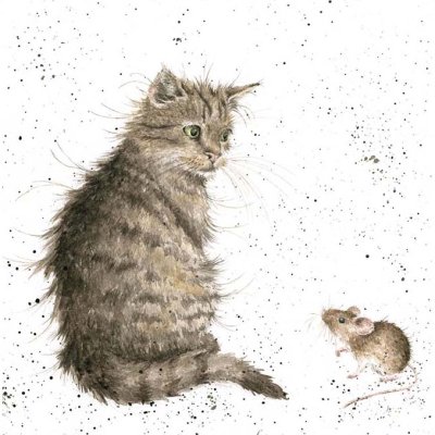 'Cat and Mouse' artwork print