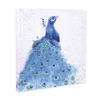 Tail Envy peacock canvas print