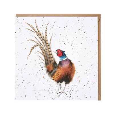 'Ready For My Close Up' pheasant card