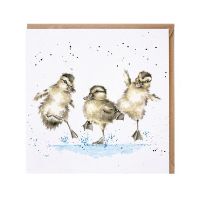 'Puddle Ducks' duck card