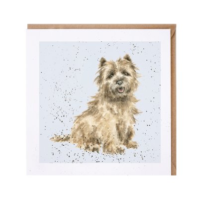 Cairn Terrier dog greeting card