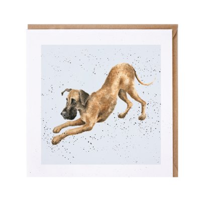 Great Dane dog greeting card
