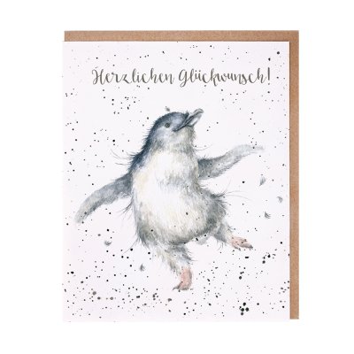 Penguin German card