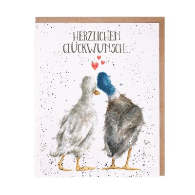 Duck German card