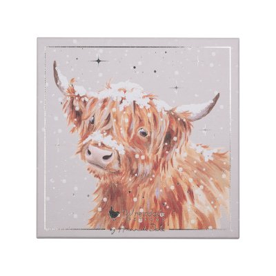 Highland cow luxury boxed Christmas cards
