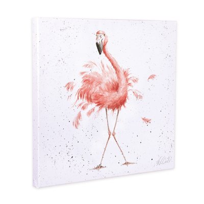 Pretty in Pink flamingo canvas print