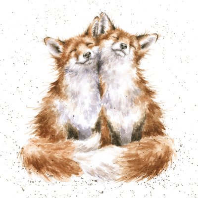 'Contentment' fox artwork print