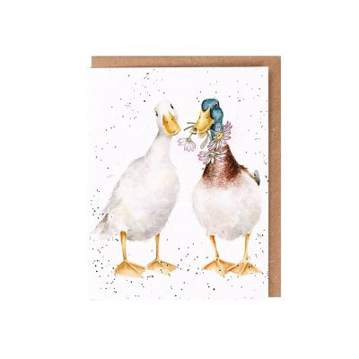 Duck card with wildflower seeds