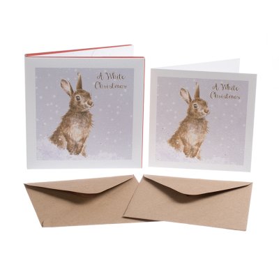Rabbit boxed Christmas cards