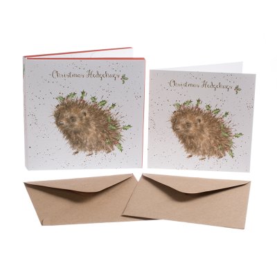 Christmas hedgehog boxed Christmas cards