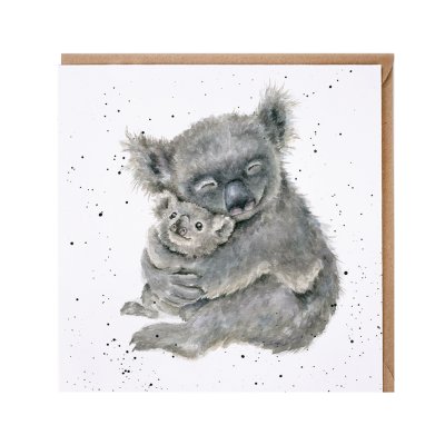 Koala and joey greeting card
